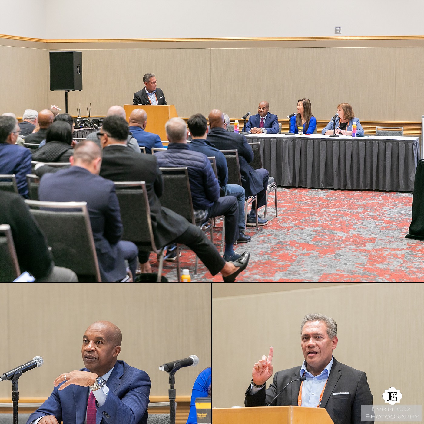 A panel of speakers at the Oregon Convention Center